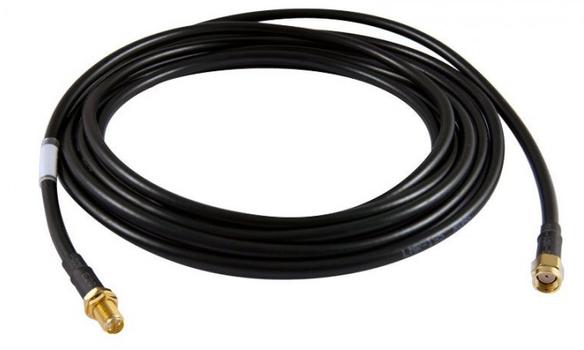 ALLNET Coaxial Cable 10 M Sma Black (ANT-CAB-SMAM-SMAF-1000)