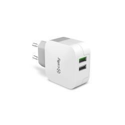CELLY TRAVEL CHARGER TURBO 2USB 3.4A (TC2USBTURBO)