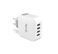 CELLY TRAVEL CHARGER TURBO (4 USB 4.8A PLUG WHITE)