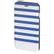 HAMA Lommeboksveske DesignLine iPhone6/ 6S Stripe Blå/Hvit