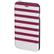 HAMA Lommeboksveske DesignLine iPhone6/ 6S Stripe Rosa/Hvit