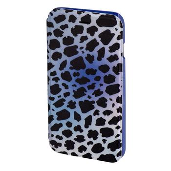 HAMA Mobil Wallet DesignLine iPhone 6/6S Leopard Blå (138299)