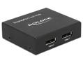 DELOCK Displayport 1.2 Splitter 1 x Displayport in > 2 x Displayport out 4K