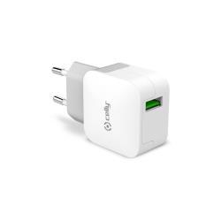 CELLY TRAVEL CHARGER TURBO 1USB 2.4A (TCUSBTURBO)