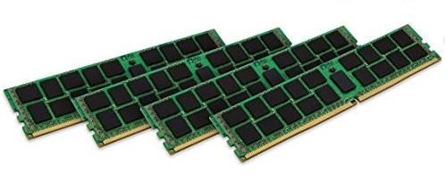 KINGSTON 64GB 2400MHz DDR4 ECC Reg CL17 DIMM Kit of 4 2Rx8 Intel (KVR24R17D8K4/64I)