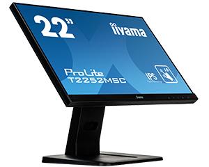 IIYAMA ProLite T2252MSC-B1 - LED monitor - 22" (21.5" viewable) - touchscreen - 1920 x 1080 Full HD (1080p) @ 60 Hz - IPS - 250 cd/m² - 1000:1 - 7 ms - HDMI, VGA, DisplayPort - speakers - black (T2252MSC-B1)