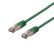 DELTACO U / FTP Cat6a patch cable, delta cert, LSZH, 1m, green