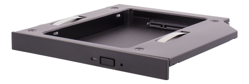 DELTACO HDD caddy, 1x2.5" max 12,5mm HDD in a 5.25" slim slot, black (RAM-34)