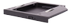 DELTACO HDD caddy, 1x2,5" max 12,5mm HDD i en 5,25" slim plats, svart