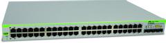 Allied Telesis 48 port 10/100/1000TX WebSmart switch with 4 x 100/1000 SFP bays