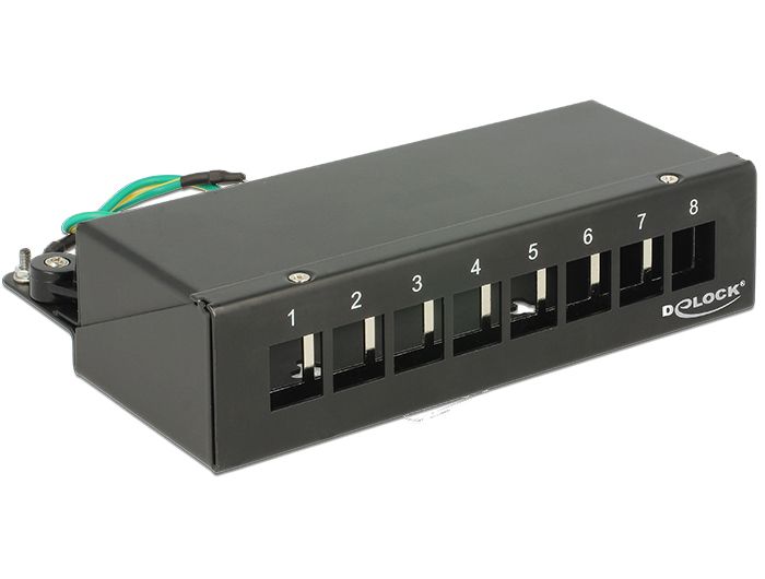 8 port keystone patch shop panel