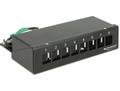 DELOCK Keystone Desktop Patch Panel 8 Port black