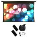 ELITE SCREENS ELITE SKT135UHW2-E24 16:9 H:168.1 W:299 Black built-in Circuit board, V3.0 IR & RF & Wall board, 12V Trigger, Fiber Glass Fabric