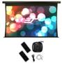 ELITE SCREENS ELITE SKT135UHW2-E24 16:9 H:168.1 W:299 Black built-in Circuit board, V3.0 IR & RF & Wall board, 12V Trigger, Fiber Glass Fabric