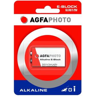 AGFAPHOTO Batterie Alkaline Power -9V 6LR61 Block       1St. (110-802596)