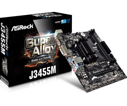 ASROCK J3455M      Intel J3455 CPU M-ATX DVI/HDMI    DDR3 retail (90-MXB450-A0UAYZ)