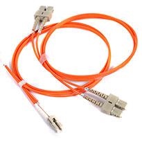 PEAKOPTICAL LC/ PC-LC/ PC Duplex MM 2M OM4 3mm Fiber Diameter 50/125 um (PTFMO4-2-16F)