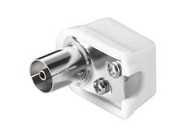 MICROCONNECT Coax angle plug with screw (COAXADAPTERA1)