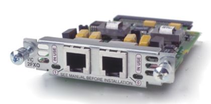 CISCO Two-port Voice Interface Card (VIC2-2FXO)