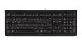 CHERRY DC 2000, standardtastatur inkl. 3-knappers mus,sort