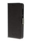 INSMAT Exclusive FlipCase - Lommebok for mobiltelefon - ekte skinn - svart - for Huawei Y5 II (650-2495)