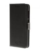 INSMAT Exclusive FlipCase - Lommebok for mobiltelefon - ekte skinn - svart - for Huawei Y5 II