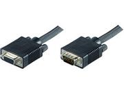 MicroConnect VGA-forlengelseskabel - HD-15 (VGA) (hann) til HD-15 (VGA) (hunn) - 10 m - formstøpt, tommelskruer