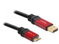 DELOCK 1.0m 3.0 USB A/micro-B (82760)