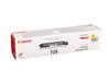 CANON TONER 729 Y - Toner cartridge, 1 x yellow, 1000 pages