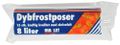 OnlineSupplies Frysepose m/skrivefelt 8ltr 250x500mm LD Rl/15