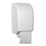 Dispenser,  White Classic, 16, 5x16x27cm,  hvid, plast, til 2 ruller toiletpapir,  system