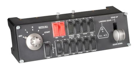 Logitech Flight Switch Panel - instrumentpanel for flyvningssimulator - kablet (945-000012)