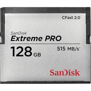 SANDISK Extreme Pro CFast 2.0-card - 525/450MB - 128GB (SDCFSP-128G-G46D)