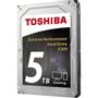 TOSHIBA X300 - High-Performance 5TB Bulk 3.5-inch 7200 rpm 128MB Buffer professional or gaming PC Bulk (HDWE150UZSVA)