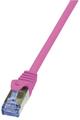 LOGILINK Patch Cable Cat.6A S/FTP pink 