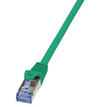 LOGILINK - Patch Cable Cat.6A 10G S/FTP PIMF PrimeLine green 1,5m (CQ3045S)