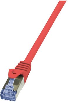 LOGILINK - Patch Cable Cat.6A 10G S/FTP PIMF PrimeLine red 2m (CQ3054S)
