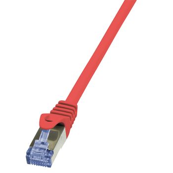 LOGILINK - Patch Cable Cat.6A 10G S/FTP PIMF PrimeLine red 1m (CQ3034S)