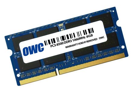 OWC 8.0GB PC3-8500 DDR3 1066MHz (OWC8566DDR3S8GB)