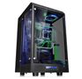 THERMALTAKE The Tower 900 Big Tower black I/O ports 4xUSB 3.0 1xHD Audio 2 preinstalled fans  LCS a. E-ATX possible tempered glass