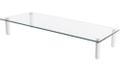 ASSMANN Electronic Tabletop Glass Monitor Riser 560x210x80mm  max loa