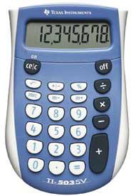 TEXAS TI-503 SV lommeregner (140799)