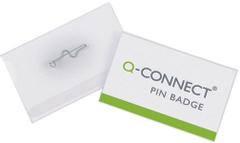 QConnect kongresmærker Æsk/50 stk 54x90 mm m/nål