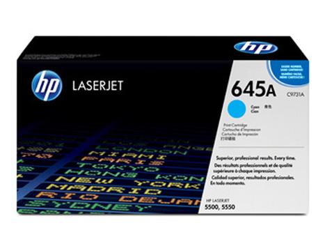 HP 645A - C9731A - 1 x Cyan - Toner cartridge - For Color LaserJet 5500, 5550 (C9731A)