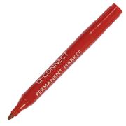 QConnect permanent marker Rund spids 2-3 mm rød