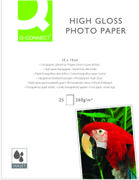 QConnect Fotopapir Inkjet High Gloss 10x15cm 260g 25 ark