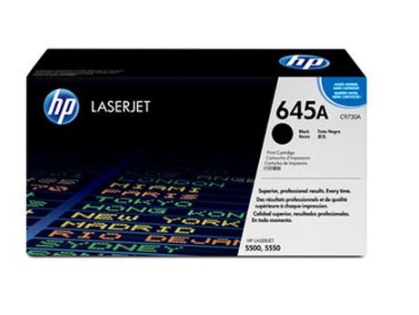 HP 645A - svart - original - LaserJet - tonerpatron (C9730A) (C9730A)