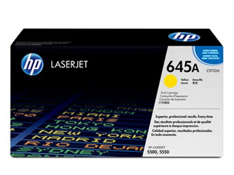 HP 645A - C9732A - 1 x Yellow - Toner cartridge - For Color LaserJet 5500, 5550 (C9732A)