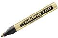 EDDING 751 Paint Marker Bullet Tip 1-2mm Line Gold (Pack 10)