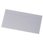EXACOMPTA A kartotekskort 7, 5x12, 5cm hvid 100stk